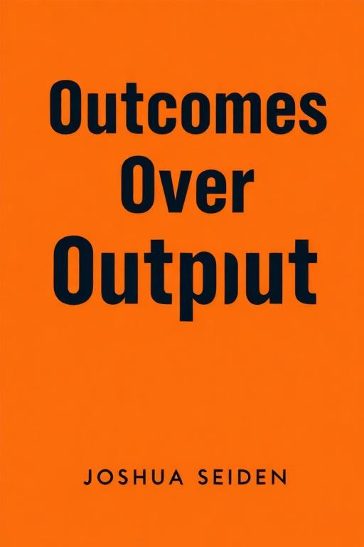 Cover of Outcomes Over Output by Joshua Seiden