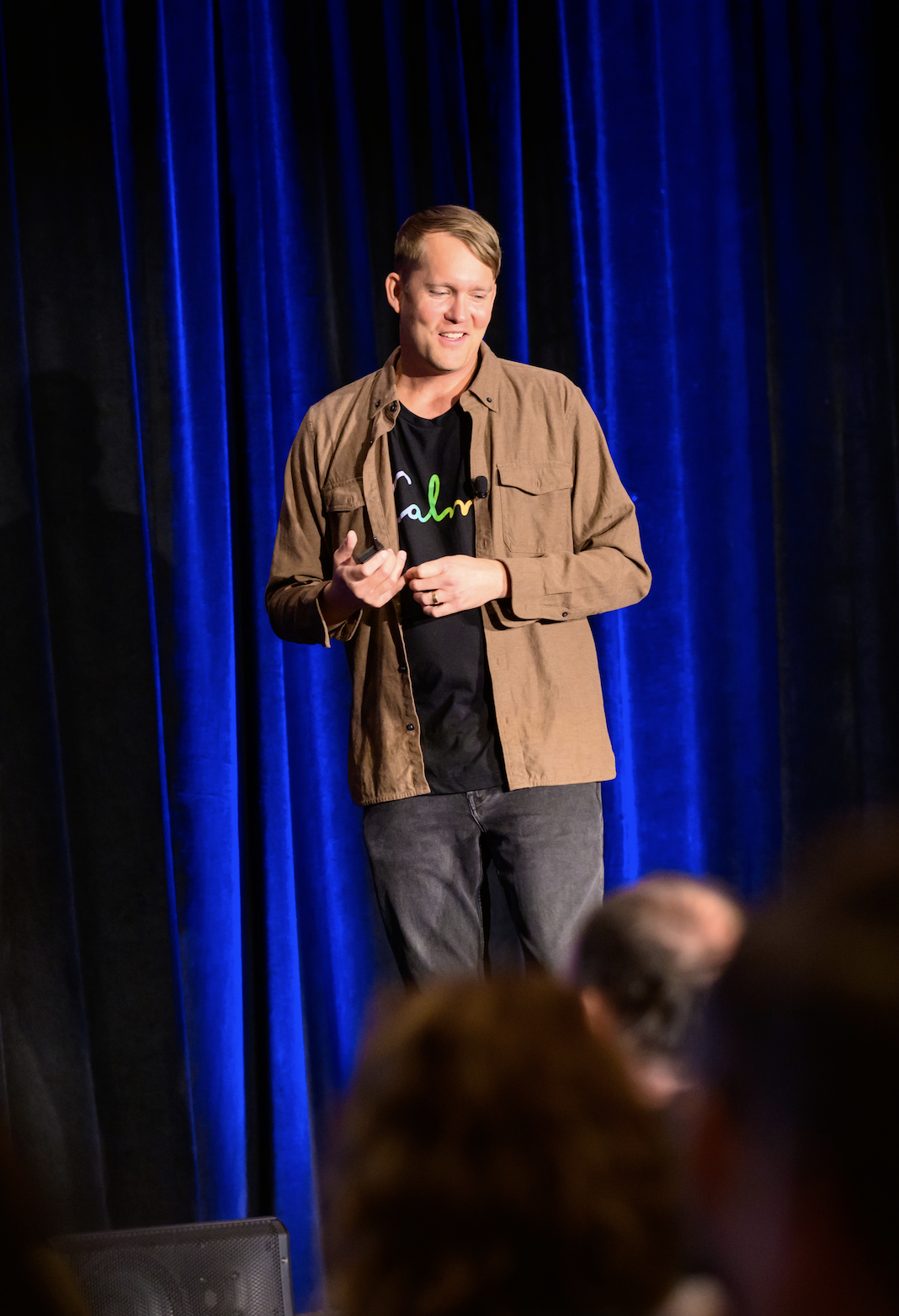 Chase Elliott Clark speaking at a conference