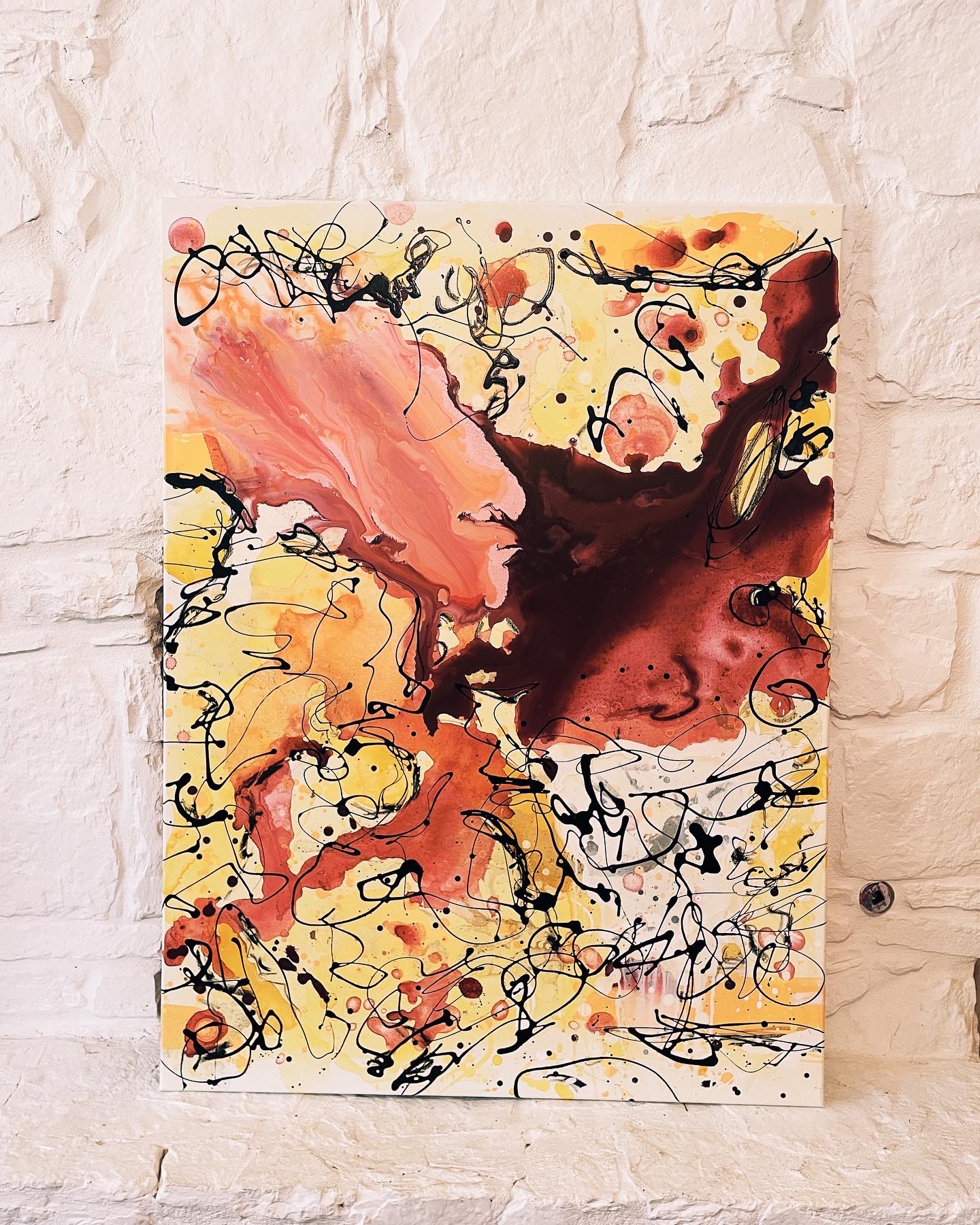 Untitled 12 — Acrylic on canvas, 48 x 36 in.