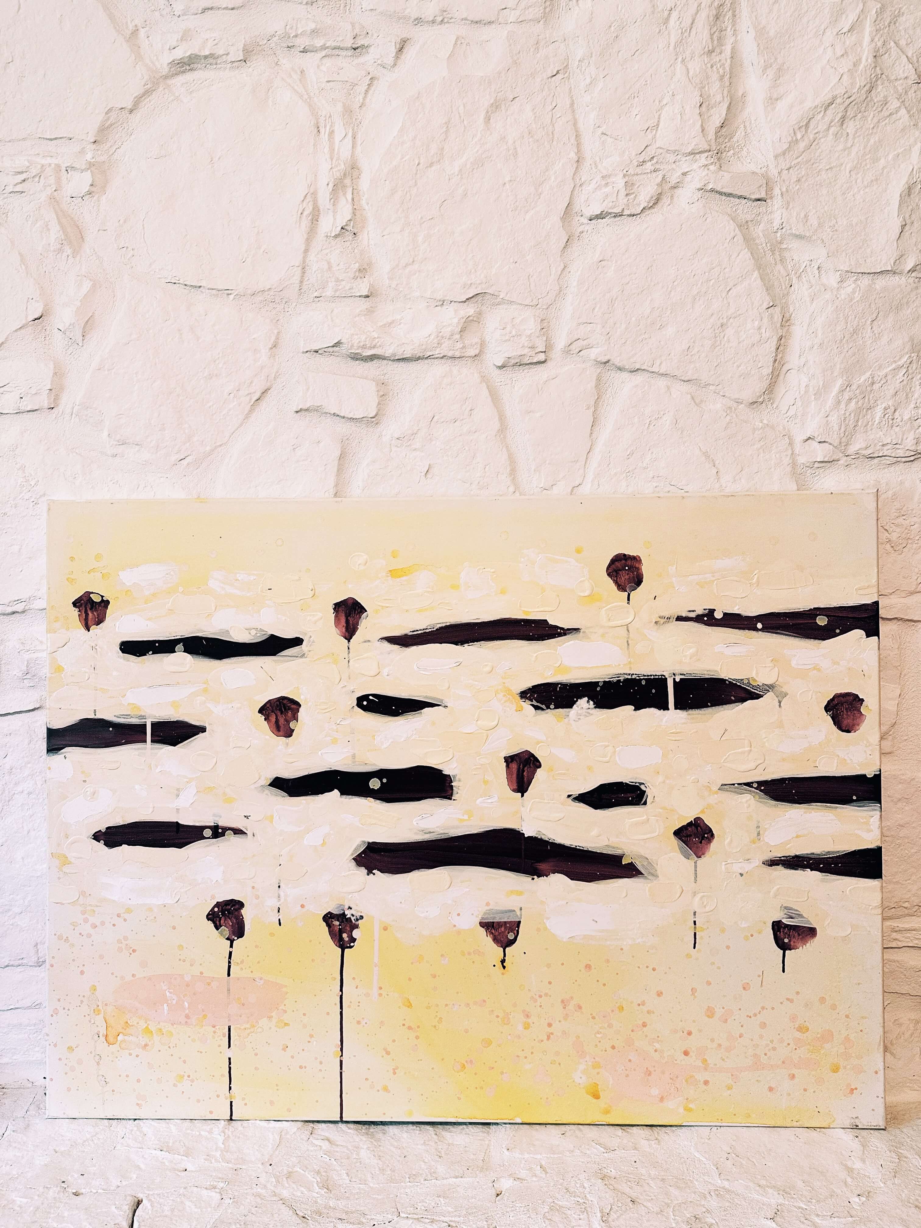 Unfinished — Acrylic on canvas, 48 x 36 in.
